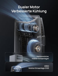 DREO 12000BTU Mobile Air Conditioner 3-in-1 (Generalüberholt - Qualität A+) – immagine 3
