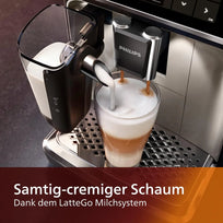 PHILIPS Kaffeevollautomat LatteGo 5400 Serie - Generalüberholt - Qualität A+ – immagine 3