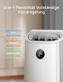DREO 12000BTU Mobile Air Conditioner 3-in-1 (Generalüberholt - Qualität A+) – immagine 4