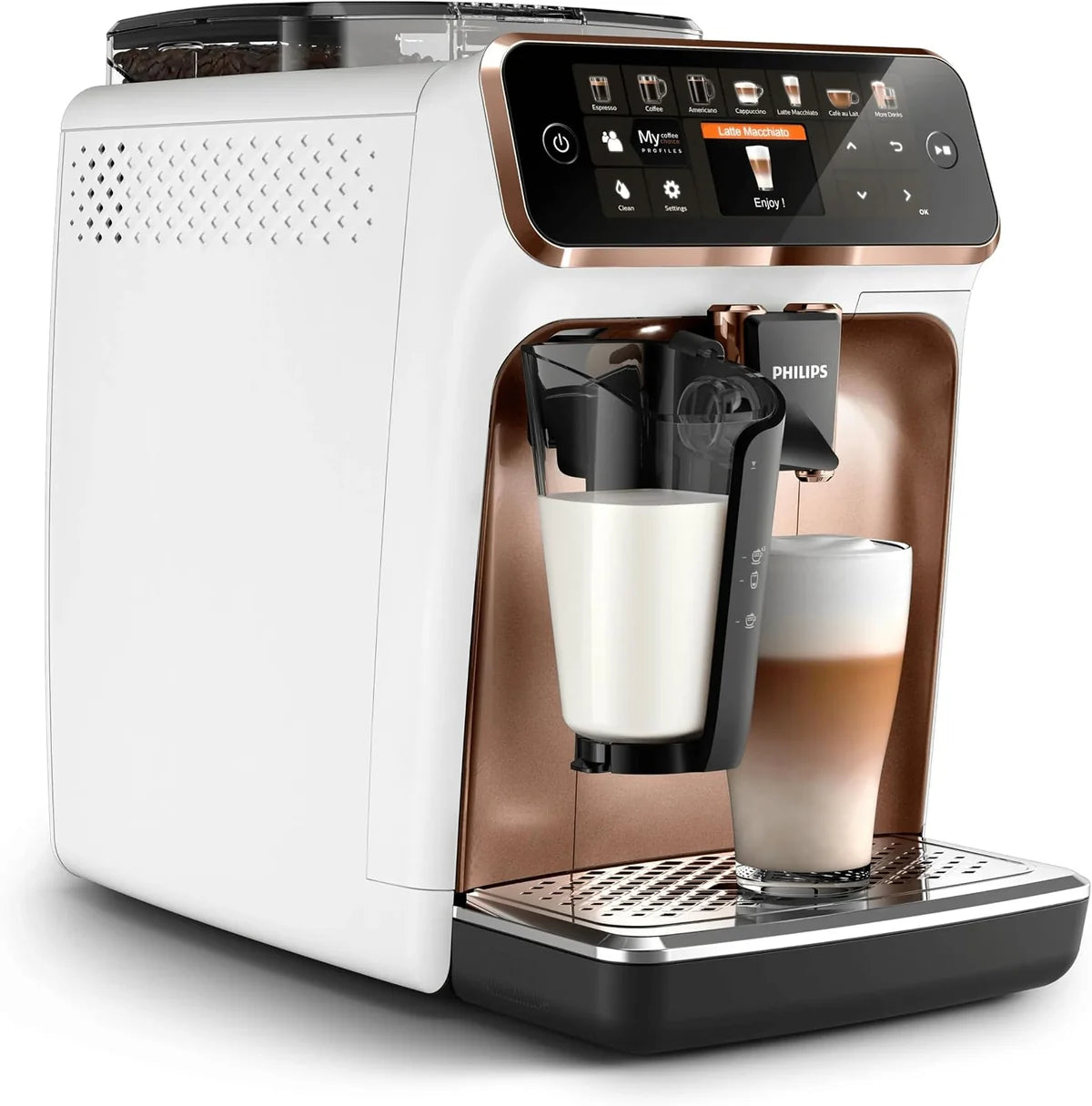 PHILIPS Kaffeevollautomat LatteGo 5400 Serie - Generalüberholt - Qualität A+ – immagine 8