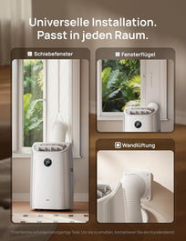 DREO 12000BTU Mobile Air Conditioner 3-in-1 (Generalüberholt - Qualität A+) – immagine 8