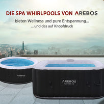 Arebos Aufblasbarer Spa Pool (Generalüberholt – Qualität A+) – immagine 3