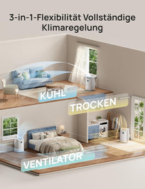 DREO 12000BTU Mobile Air Conditioner 3-in-1 (Generalüberholt - Qualität A+) – immagine 7