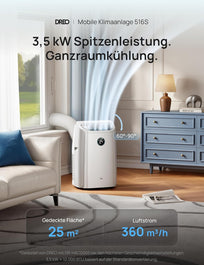 DREO 12000BTU Mobile Air Conditioner 3-in-1 (Generalüberholt - Qualität A+) – immagine 2