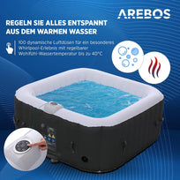 Arebos Aufblasbarer Spa Pool (Generalüberholt – Qualität A+) – immagine 2